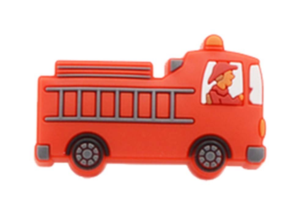 4PCS Lovely Children Door Handles Drawer Handles RED Ladder Truck Pattern