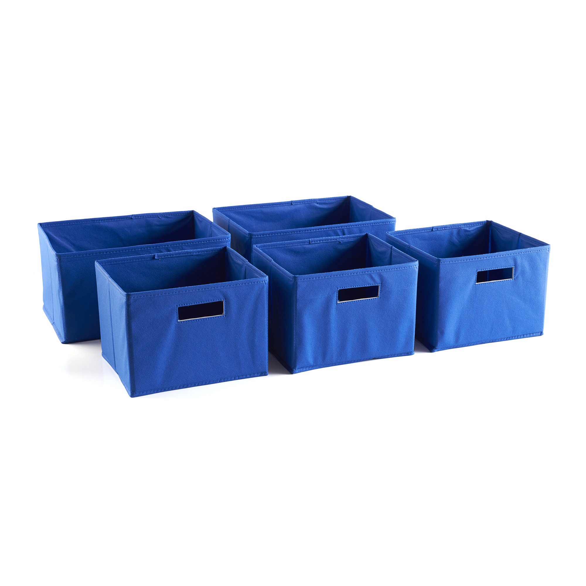 Blue Storage Bins - Set of 5