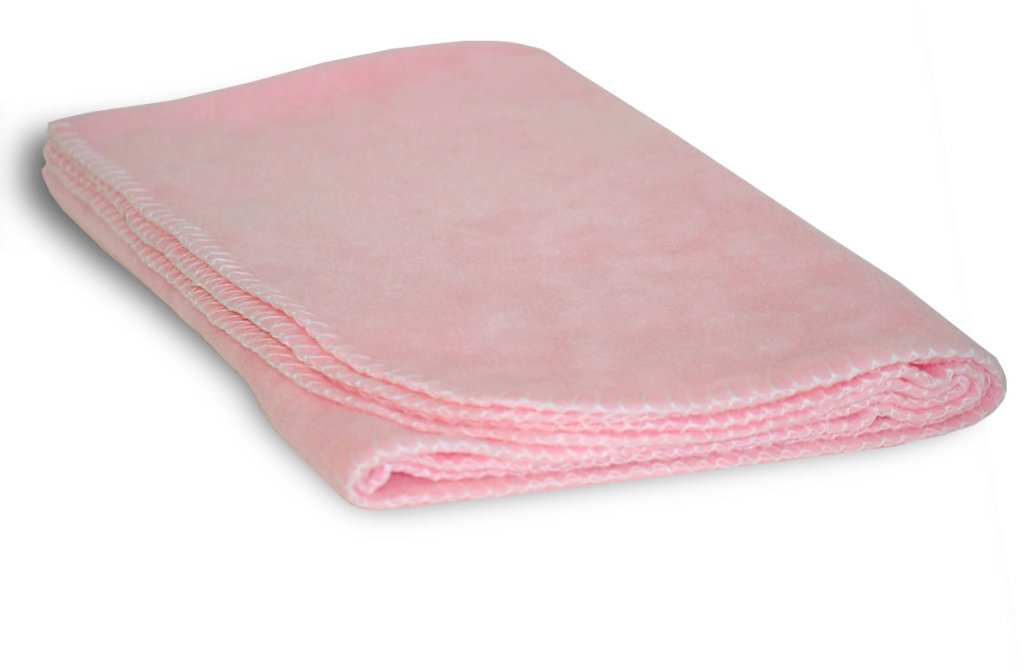 Fleece Baby/Lap Blanket - Pink 30"" x 40"" Case Pack 48