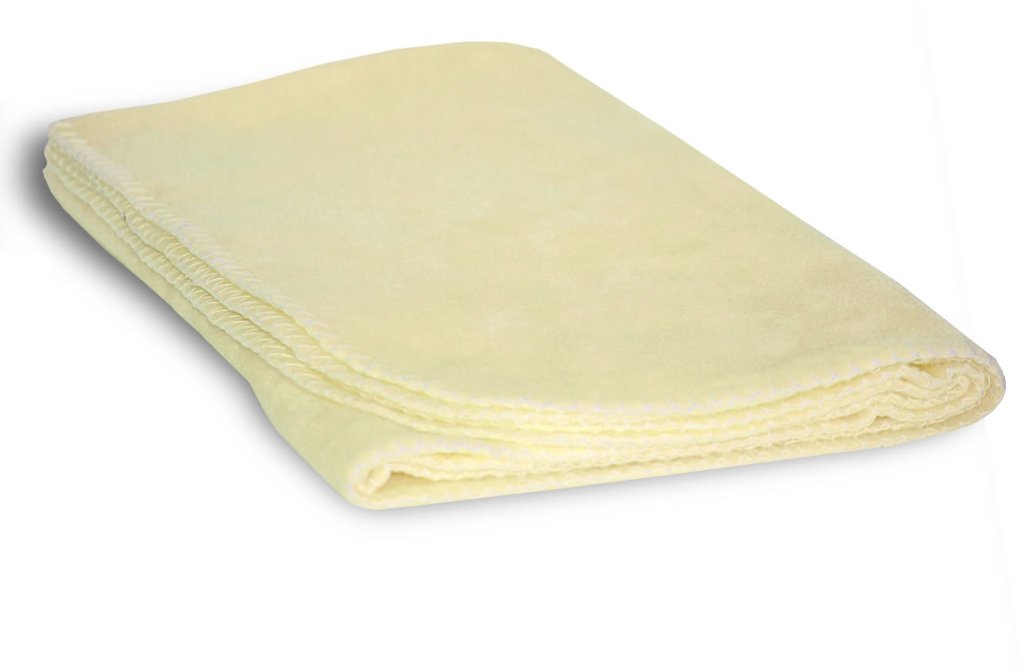 Fleece Baby/Lap Blanket - Soft Yellow 30"" x 40"" Case Pack 48