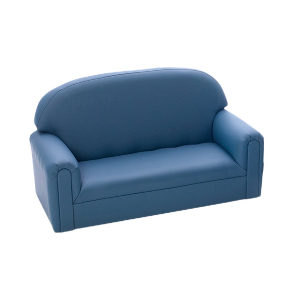 Brand New World ""Just Like Home"" Toddler Enviro-Child Upholstery Blue Sofa