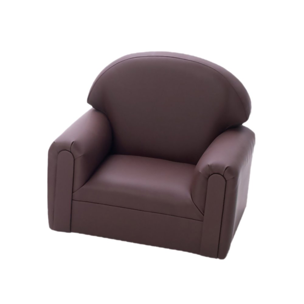 Brand New World ""Just Like Home"" Toddler Enviro-Child Upholstery Chocolate Chair