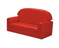 Brand New World ""Just Like Home"" Toddler Vinyl Upholstery Red Sofa