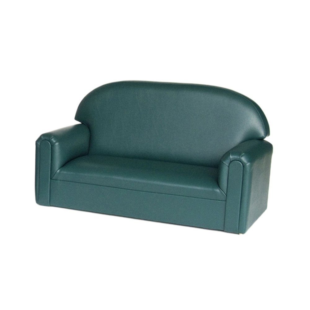 Brand New World ""Just Like Home"" Toddler Vinyl Upholstery Teal Sofa
