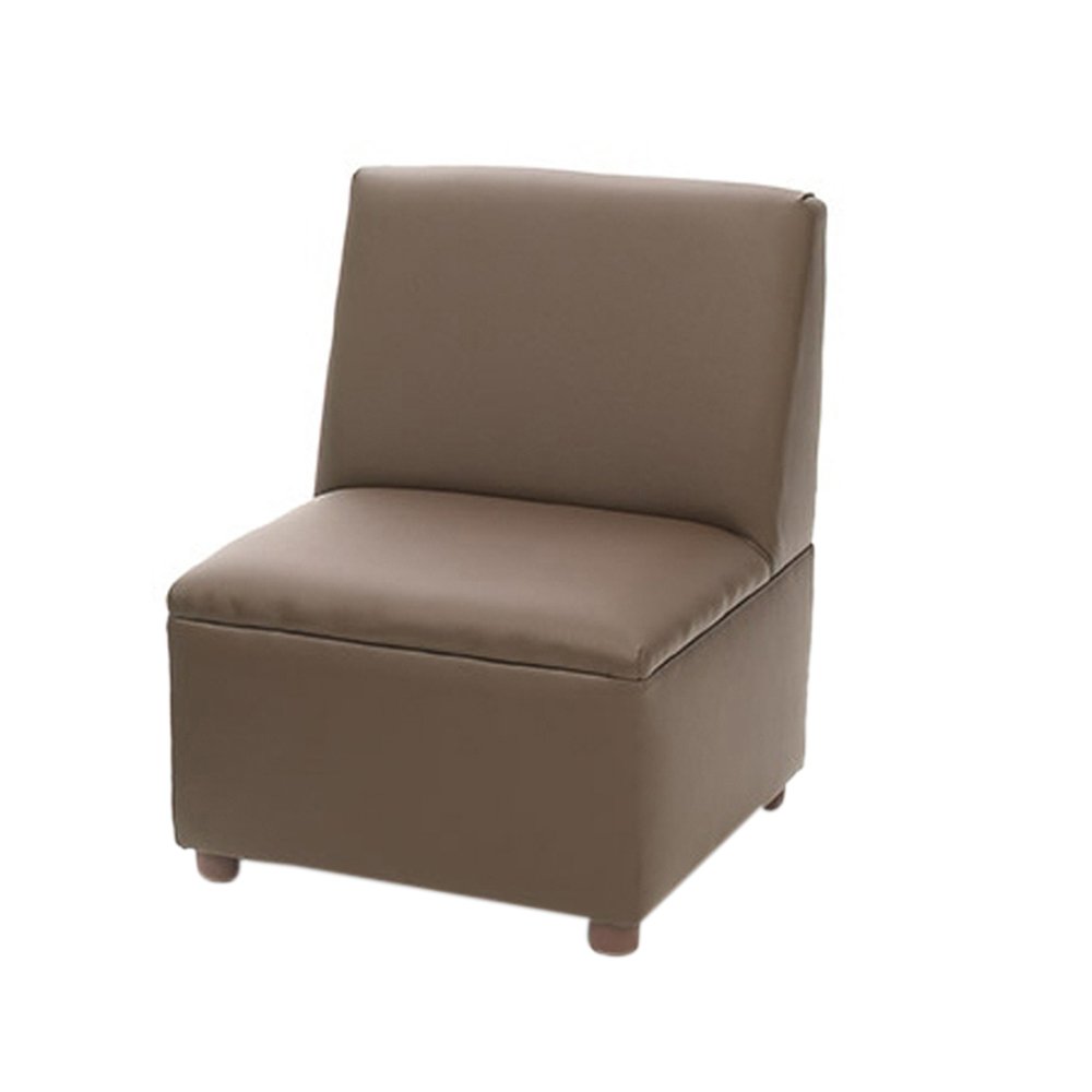 Brand New World Modern Casual Enviro-Child Upholstery Chocolate Chair