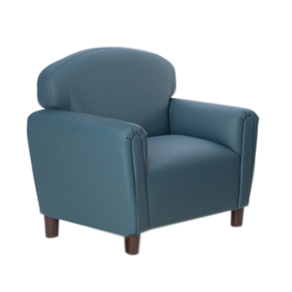 Brand New World ""Just Like Home"" Preschool Enviro-Child Upholstery Blue Chair