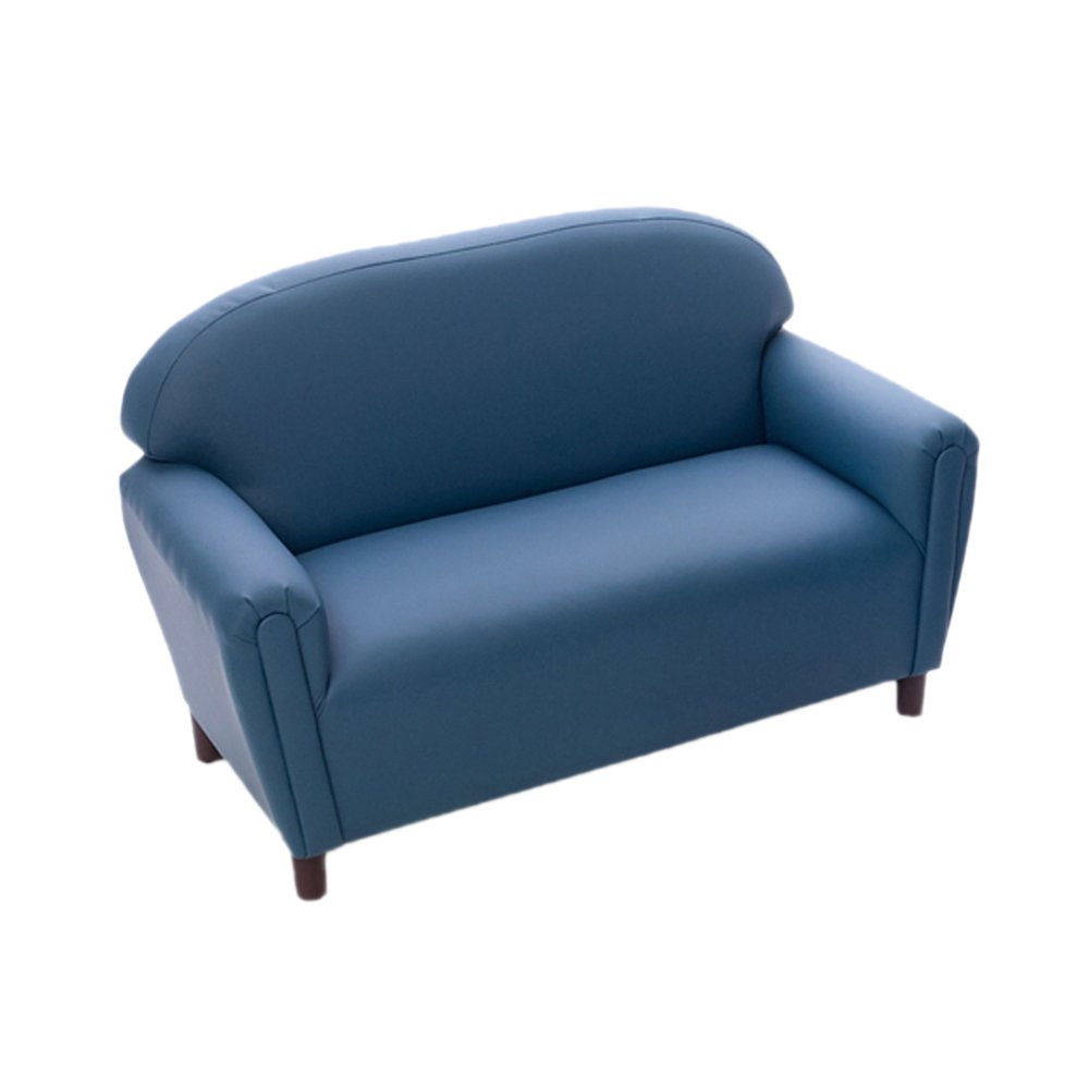 Brand New World School Age Enviro-Child Upholstery Blue Sofa