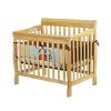 Dream On Me, Aden Convertible 3 in 1 Mini Crib Natural