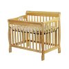 Dream On Me, Aden Convertible 3 in 1 Mini Crib Natural