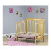 Dream On Me, Aden Convertible 3 in 1 Mini Crib Natural