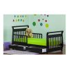 Dream On Me, Sleigh Toddler Bed w/ Storage Drawer, Black