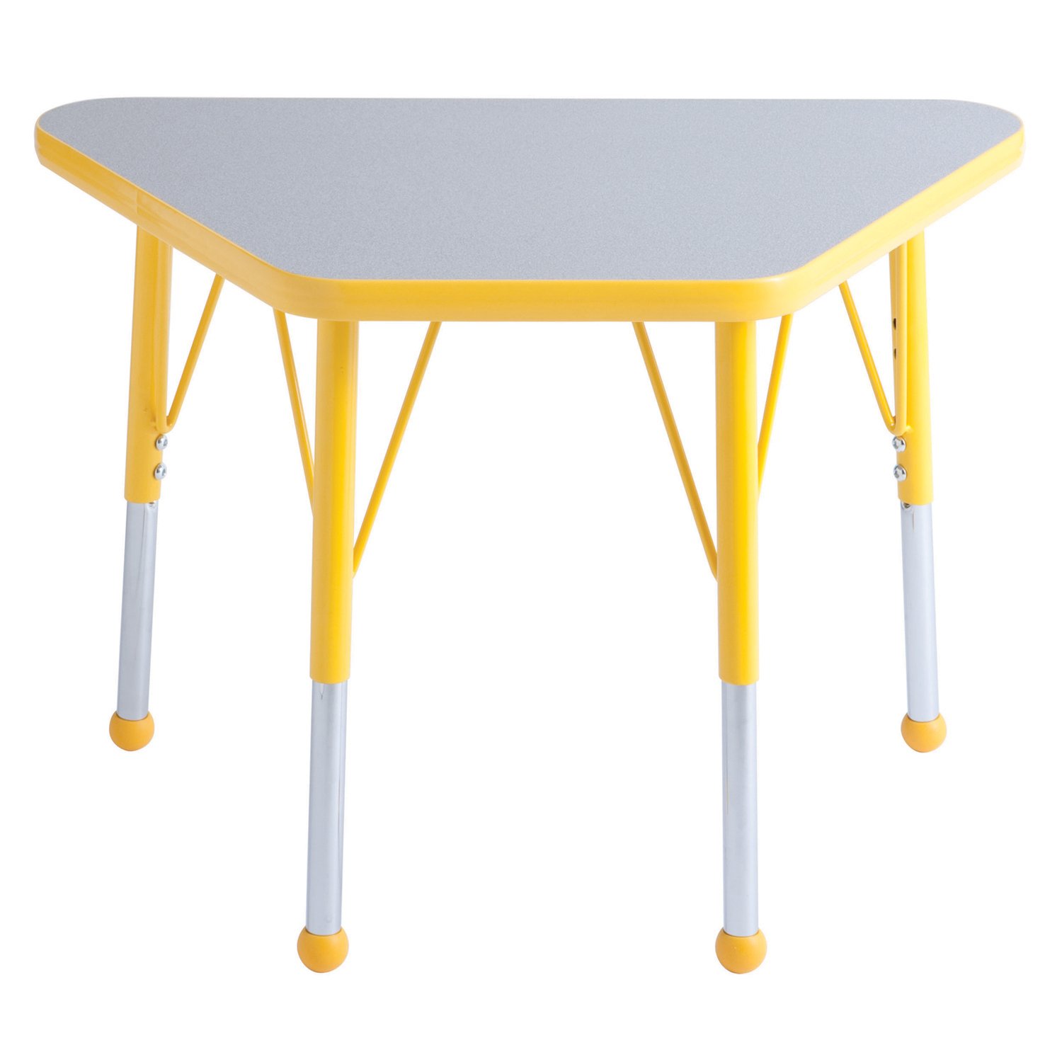 ECR4Kids Adjustable Activity Table - Learning 18"" x 30"" ELR-14118-GYE-TB