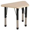 ECR4Kids Adjustable Activity Table - Learning 18"" x 30"" ELR-14118-MMYE-TB
