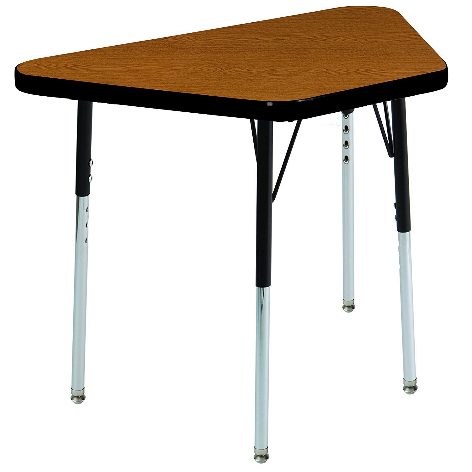 ECR4Kids Adjustable Activity Table - Learning 18"" x 30"" ELR-14118-OKBK-TS