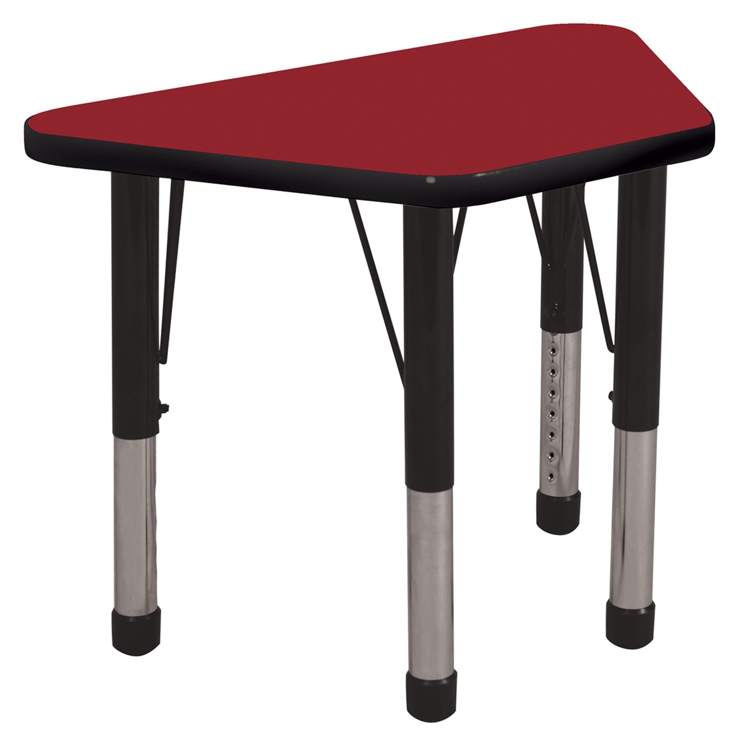 ECR4Kids Adjustable Activity Table - Learning 18"" x 30"" ELR-14118-RDBK-C