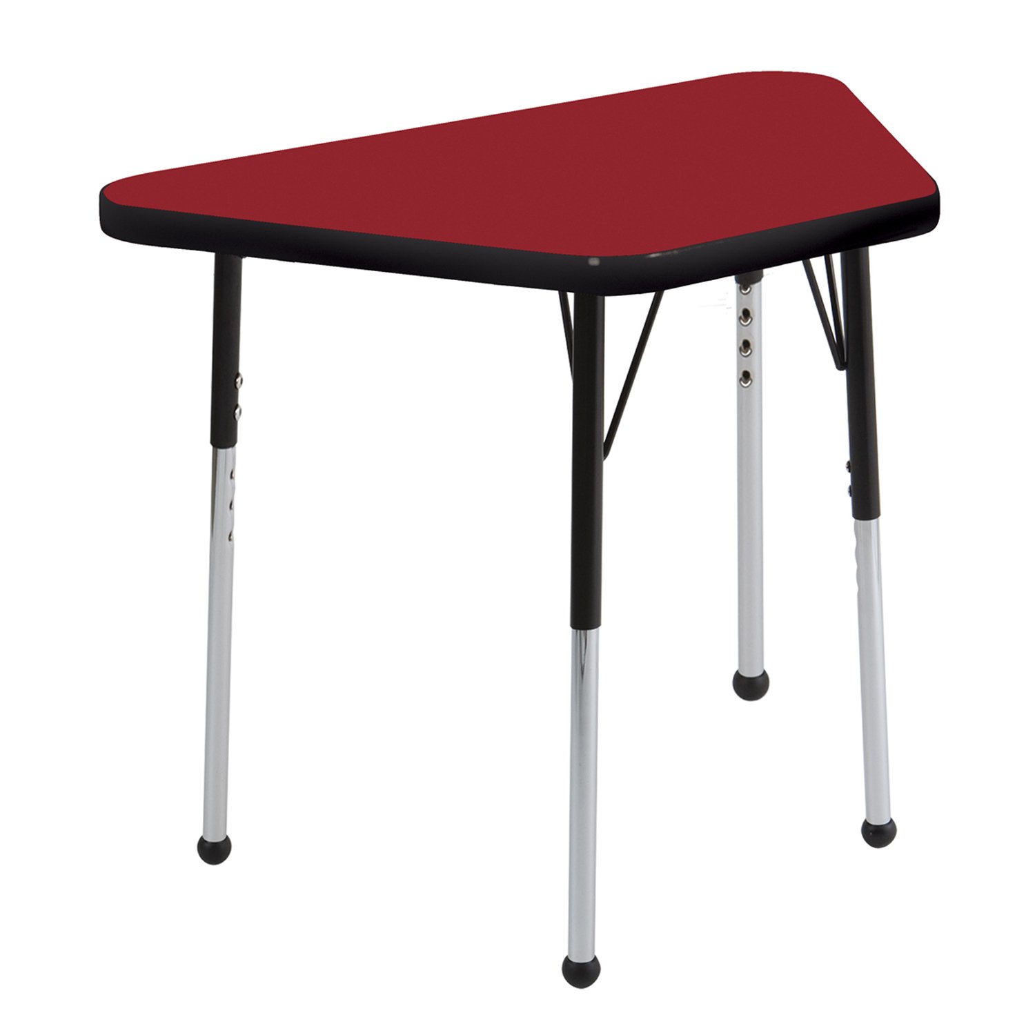 ECR4Kids Adjustable Activity Table - Learning 18"" x 30"" ELR-14118-RDBK-SB