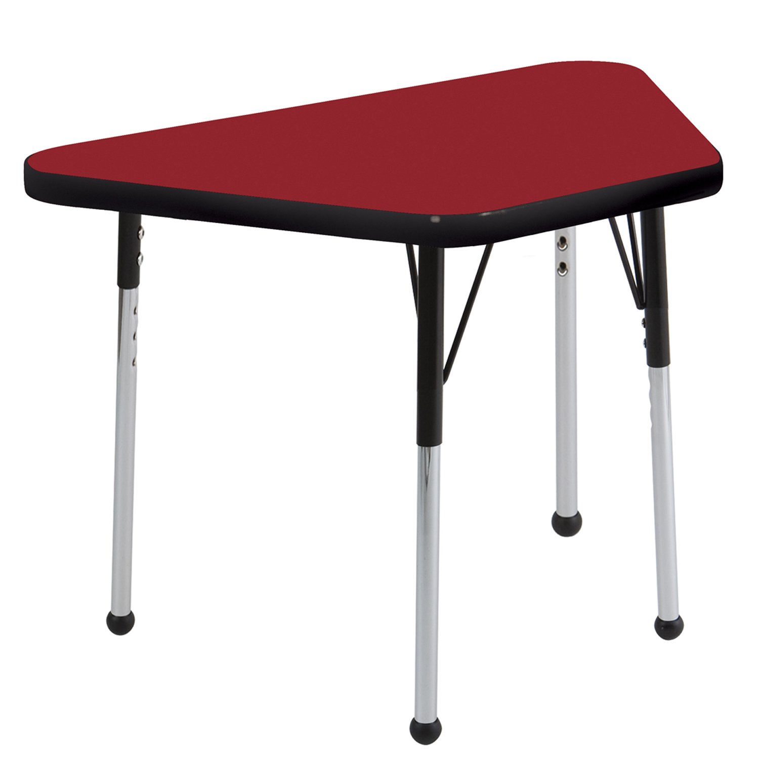 ECR4Kids Adjustable Activity Table - Learning 18"" x 30"" ELR-14118-RDBK-TB