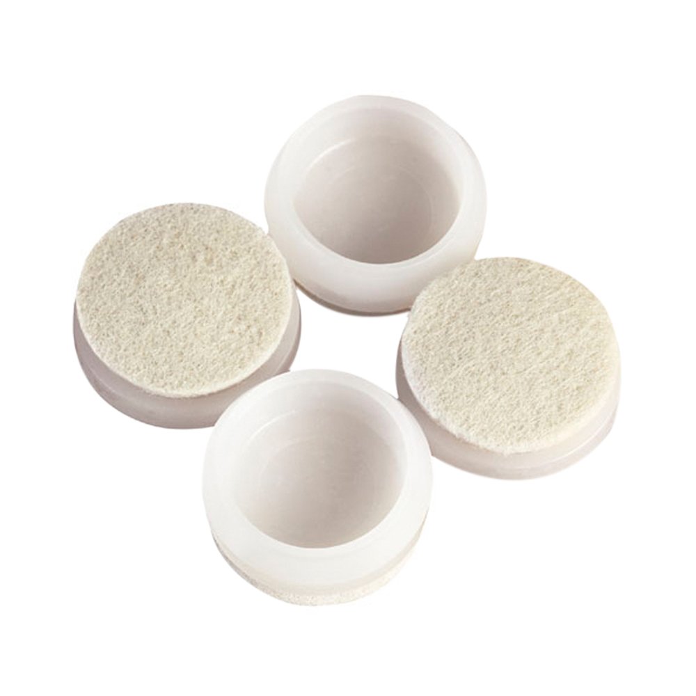 ECR4Kids Preschool Classroom Kids Snap-On Felt Caps for Chair Glides - 96 Pack