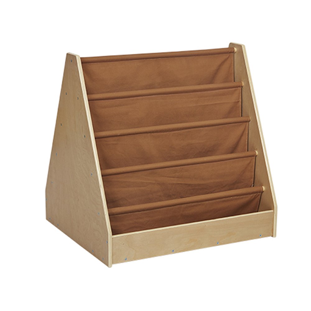 ECR4Kids Study Room Furniture 2 Sided Book Storage Fabric Shelves