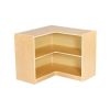 ECR4Kids Home Preschool Birch 24"" Corner Storage Unit Natural