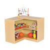 ECR4Kids Home Preschool Birch 24"" Corner Storage Unit Natural