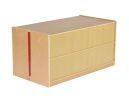 ECR4Kids Children Preschool Fold And Lock 15 Cubby Tray Cabinet with 24"" Storage