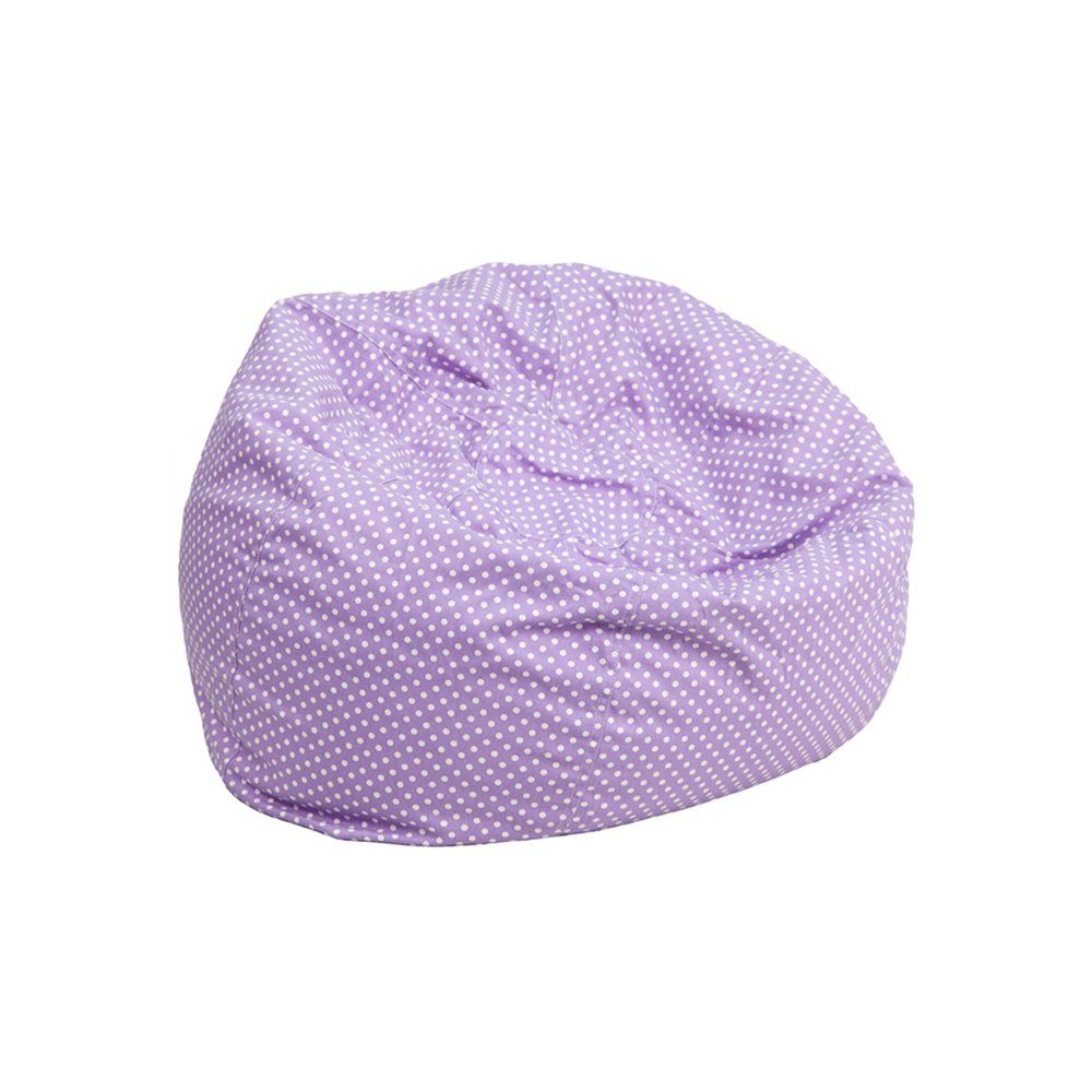 Flash Furniture Small Lavender Dot Kids Bean Bag Chair [DG-BEAN-SMALL-DOT-PUR-GG]
