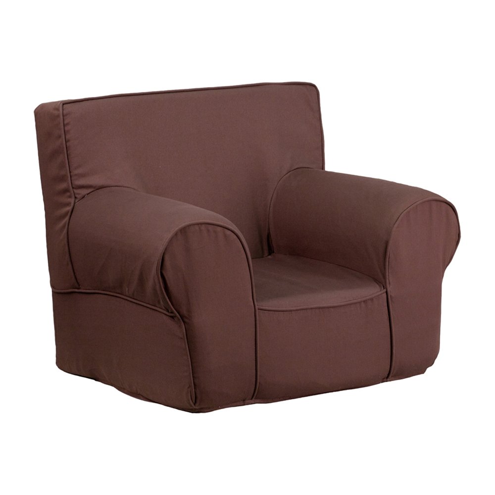 Flash Furniture Small Solid Brown Kids Chair [DG-CH-KID-SOLID-BRN-GG]