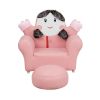 Flash Furniture Kids Pink Little Girl Rocker Chair and Footrest HR-27-GG