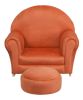 Flash Furniture Kids Orange Microfiber Rocker Chair And Footrest [SF-03-OTTO-MIC-OR-GG]