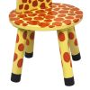 Teamson Kids Children Safari Stool with Coat Rack - Giraffe