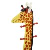Teamson Kids Children Safari Stool with Coat Rack - Giraffe