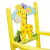 Teamson Kids Children Safari Rocking Play Chair - Giraffe