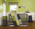Perfectly Preppy - 3 Piece Crib Bedding Set