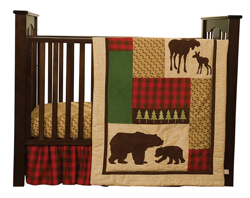 Northwoods - 3 Piece Crib Bedding Set