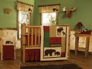 Northwoods - 3 Piece Crib Bedding Set
