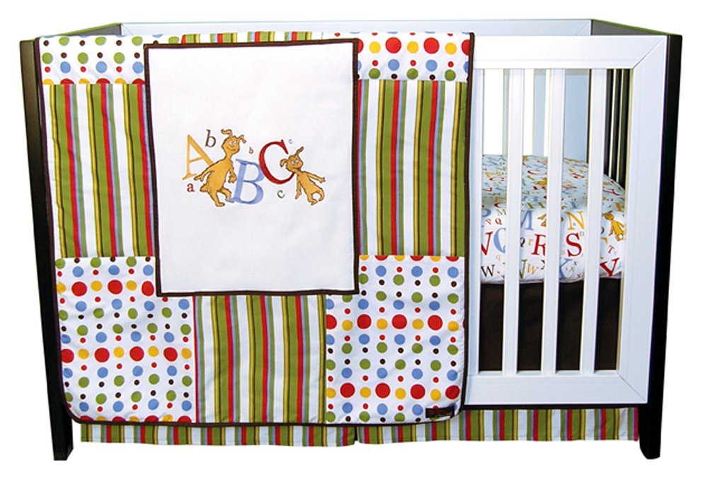 Dr. Seuss Abc - 3 Piece Crib Bedding Set