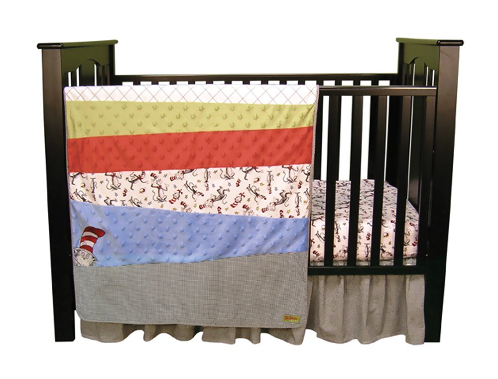 Dr. Seuss Cat In The Hat -3 Piece Crib Bedding Set