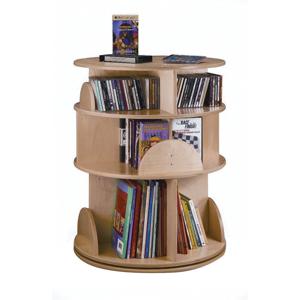 Whitney brothers 3-Level Carousel Media Center
