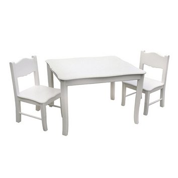 Classic White Table & Chairs