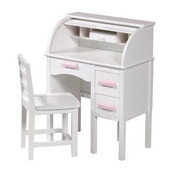 Jr Rolltop Desk White