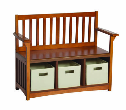 Mission Storage Bench&Bins