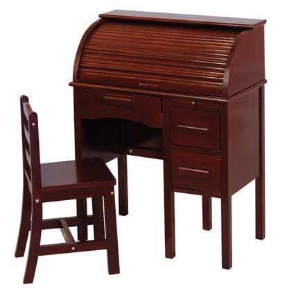 Roll Top Desk Espresso